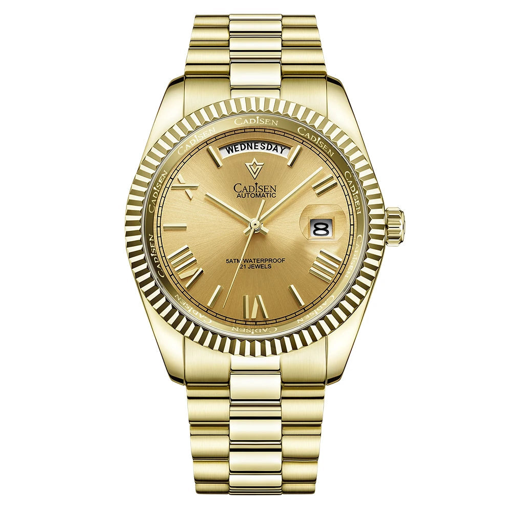 Relógio Day-Date Automático Safira 10ATM C8185MWWH