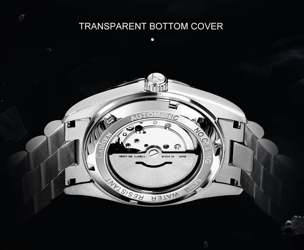 Relógio Day-Date Automático Safira 10ATM C8185MWWH