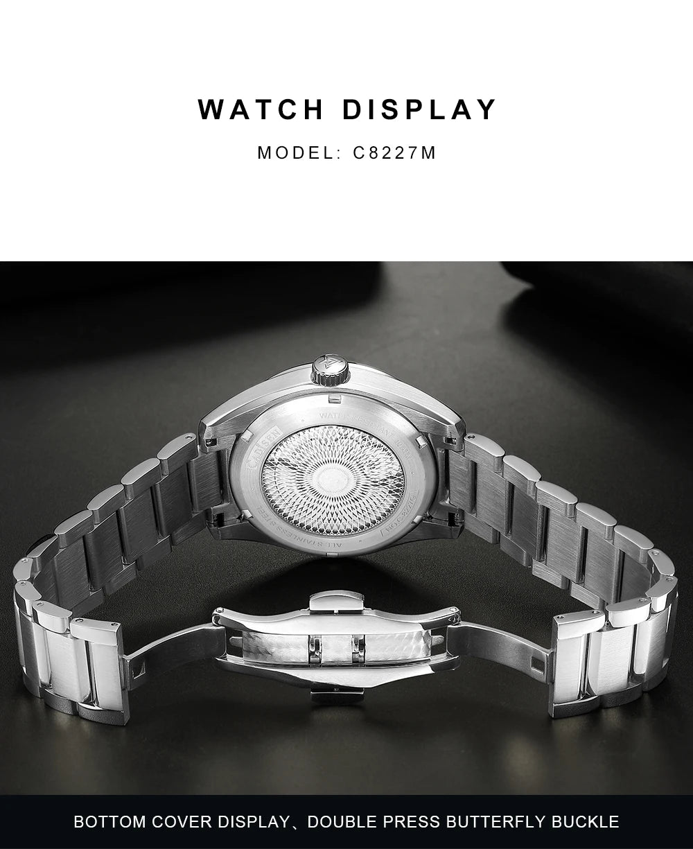 Relógio Automático Safira 10ATM C8227M