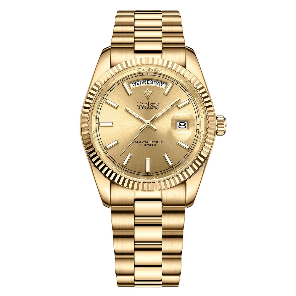 Relógio Day-Date Automático Safira 10ATM QLC8214